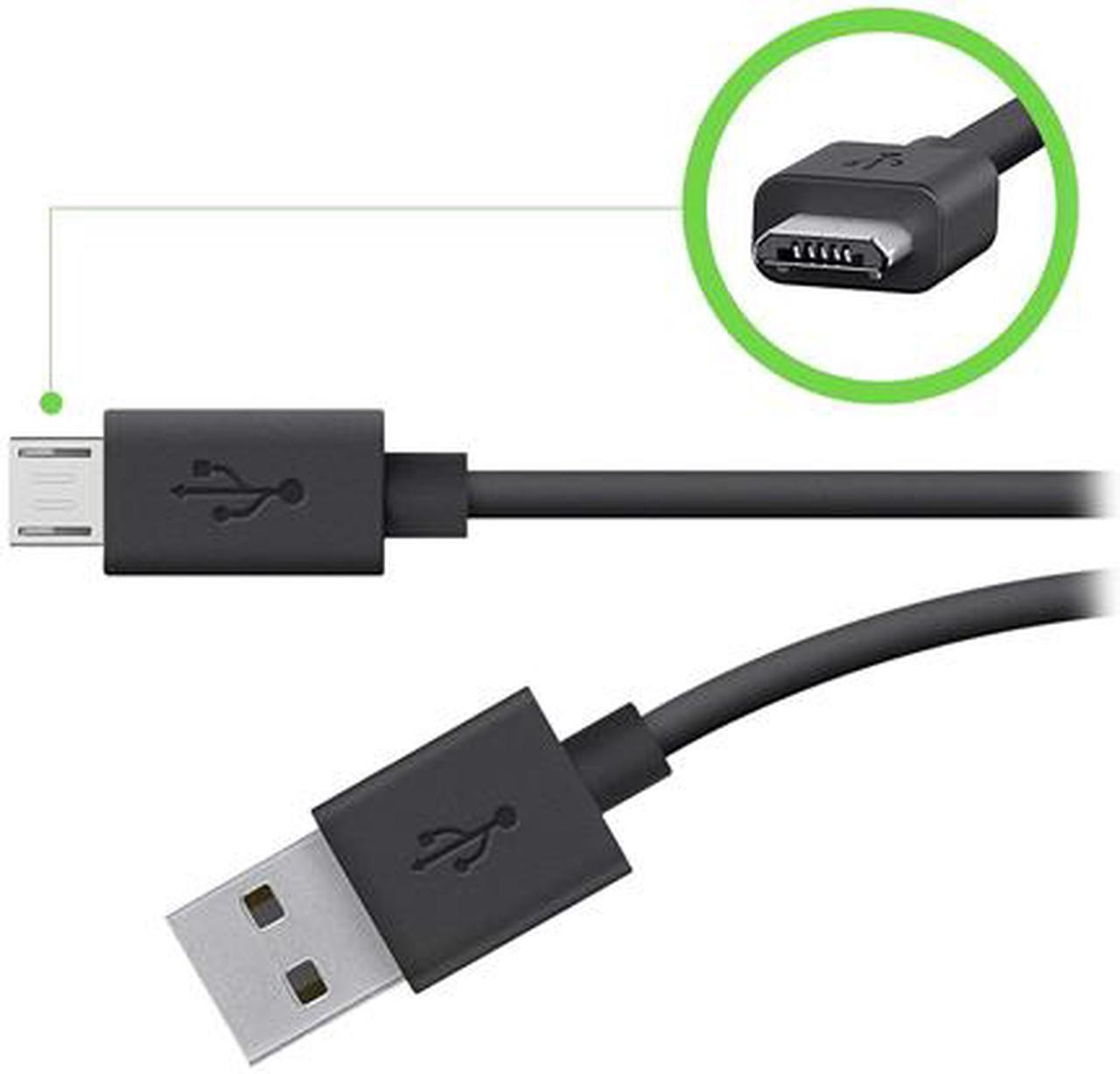 Alt view image 2 of 5 - Belkin Tangle Free Micro USB ChargeSync Cable