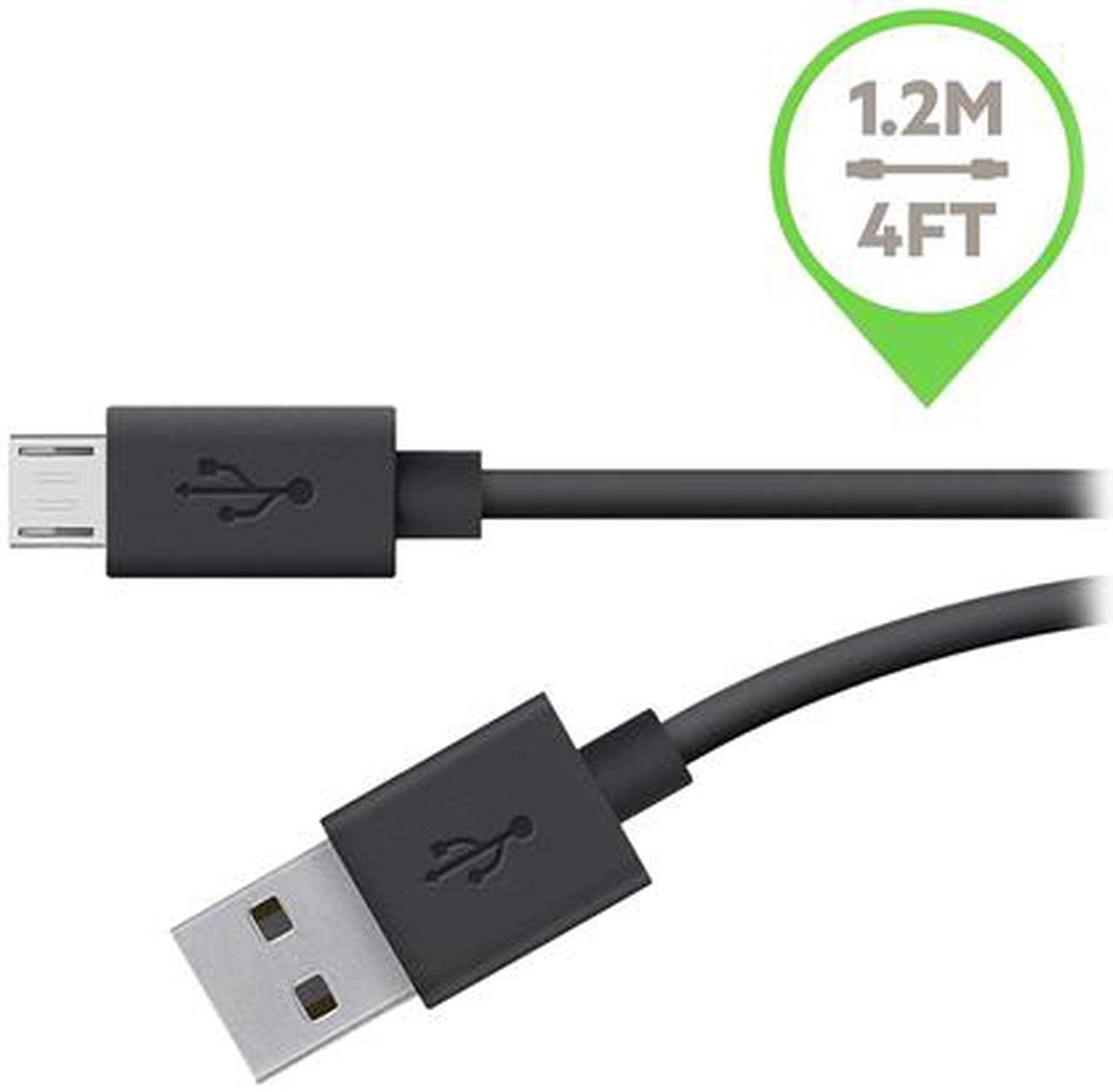 Alt view image 3 of 5 - Belkin Tangle Free Micro USB ChargeSync Cable