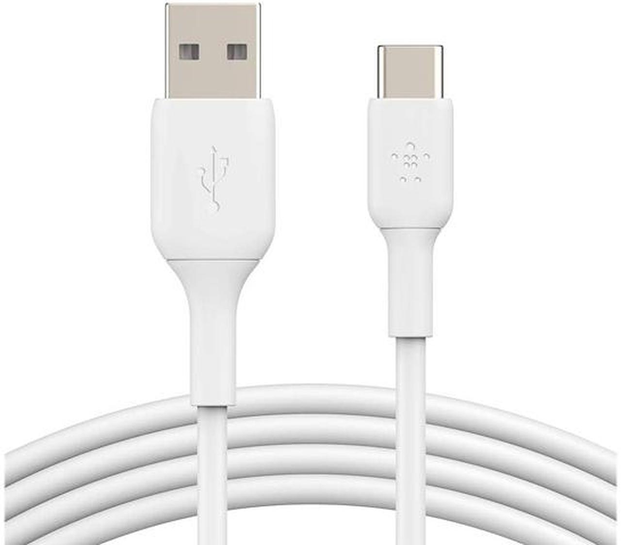 Belkin CAB001bt1MWH 3.3 ft. White Boost Charge USB-C to USB Cable, USB Type-C Cable for Note10, S10, Pixel 4, iPad Pro, Nintendo Switch and More