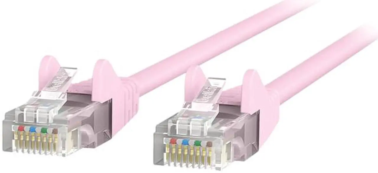Main image of Belkin A3L980-06INPNKS 6 in. Cat 6 Pink UTP Patch Cable RJ45 M/M Pink