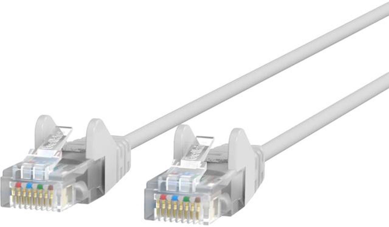 Main image of Belkin CE001B15-WHT-S 15 ft. Cat 6 White UTP Snagless 28AWG Patch Cable Bag & Label