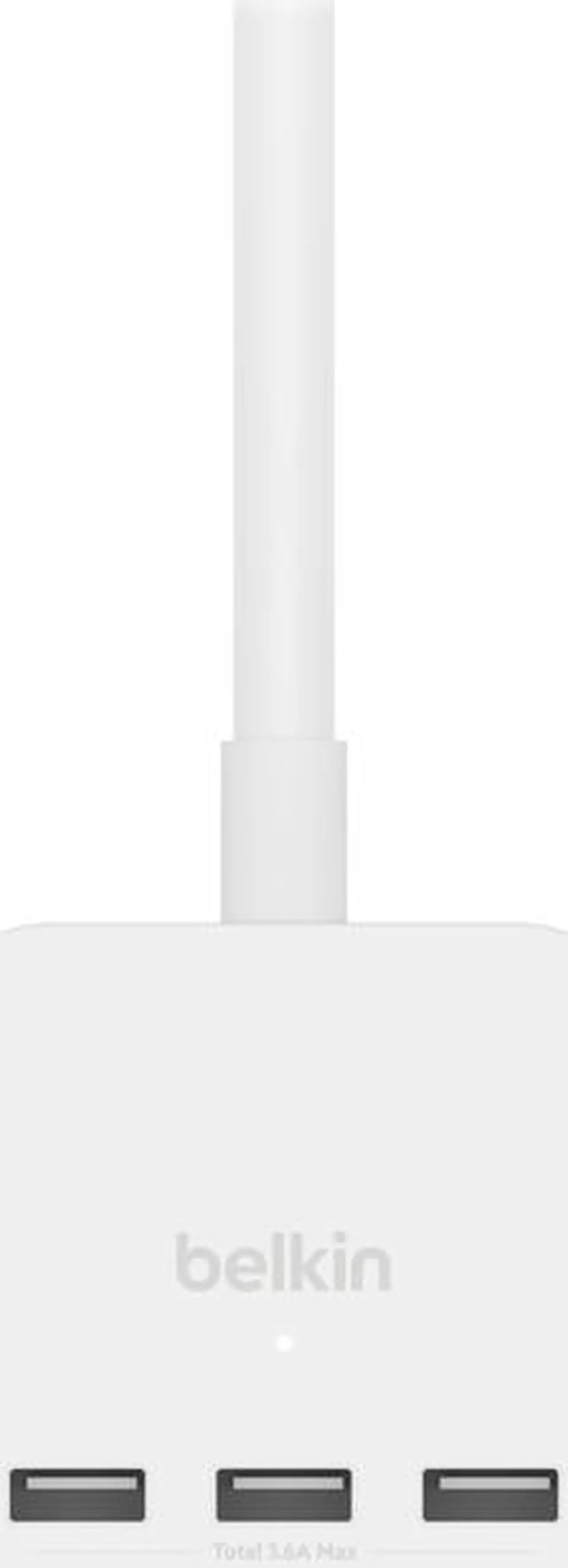 Alt view image 2 of 5 - Belkin 3-Outlet Power Cube with 5-Foot Cord and USB-A Ports SRA006P3TT5