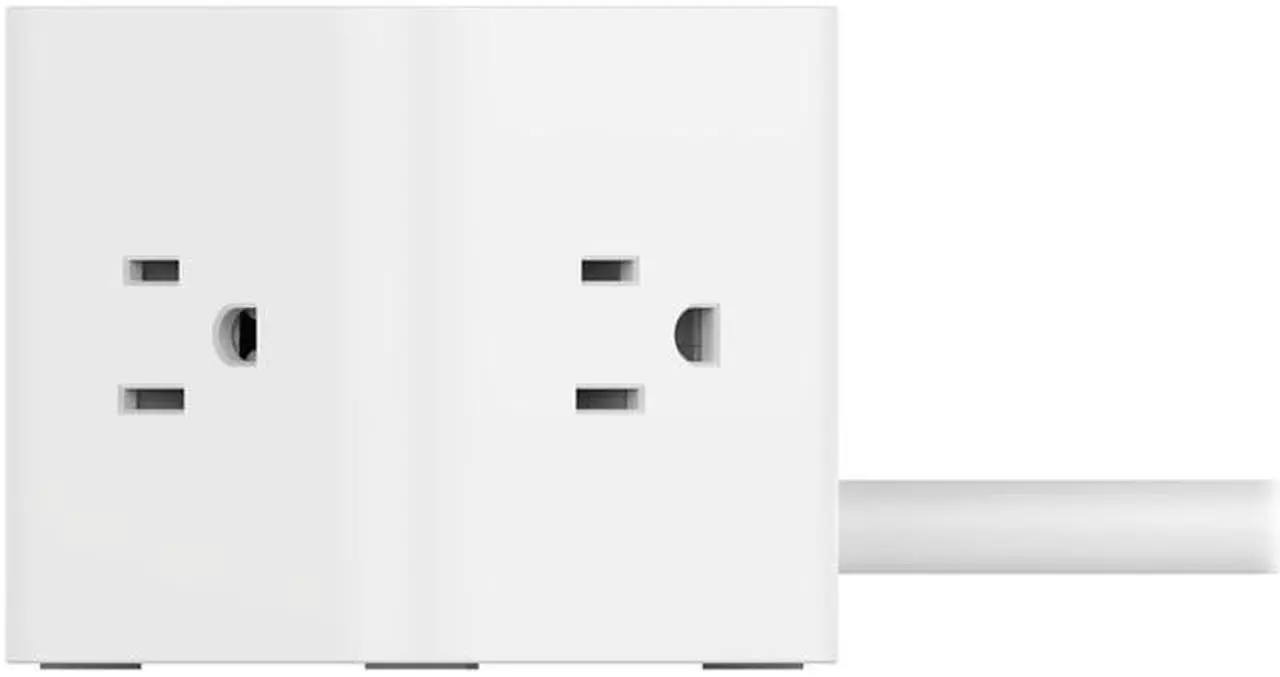 Alt view image 5 of 5 - Belkin 3-Outlet Power Cube with 5-Foot Cord and USB-A Ports SRA006P3TT5