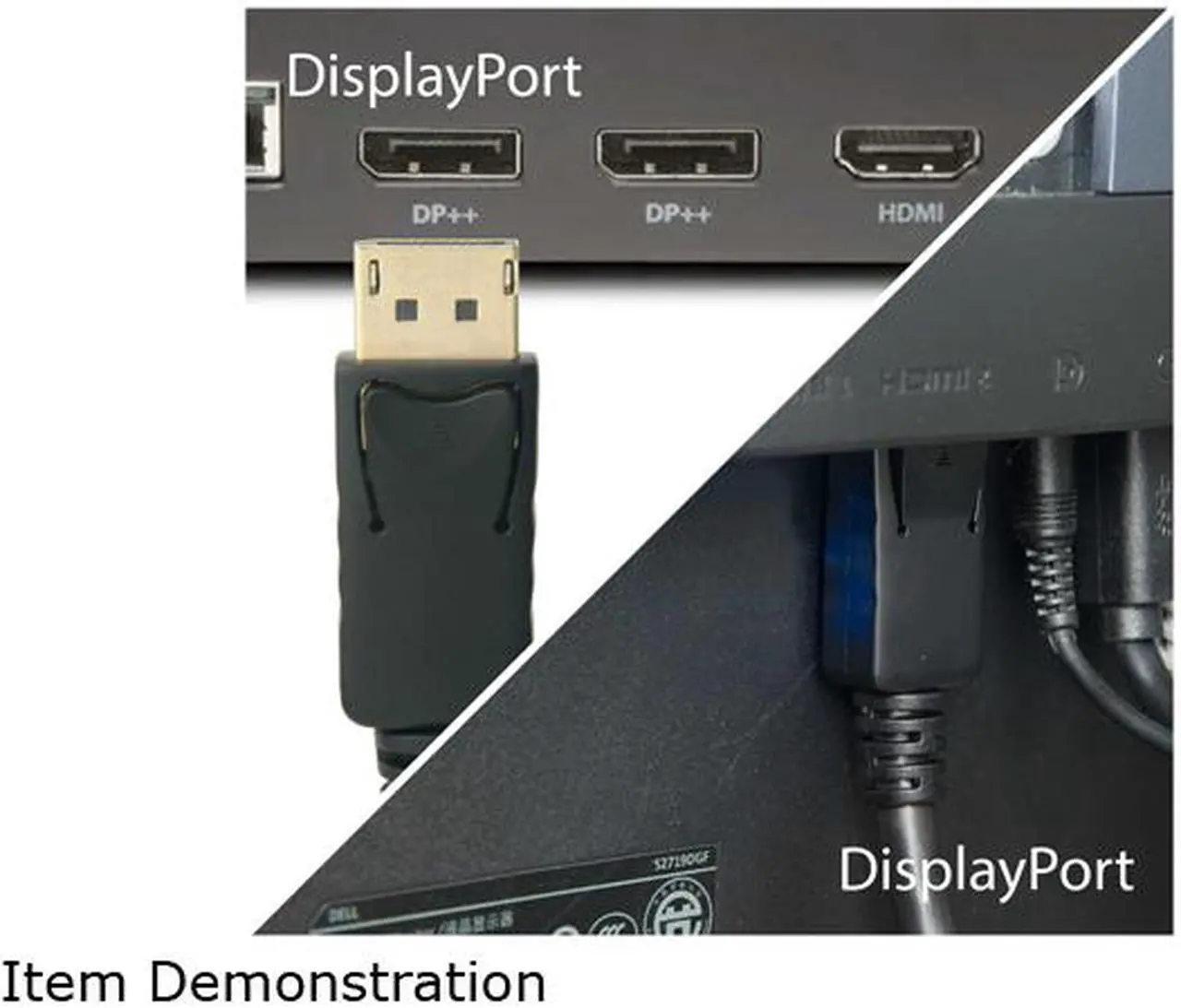 Alt view image 7 of 10 - Omni Gear DIS-15 15 ft. DisplayPort 1.2 [4K@60Hz] to DisplayPort Cable, Black, Gold Plated