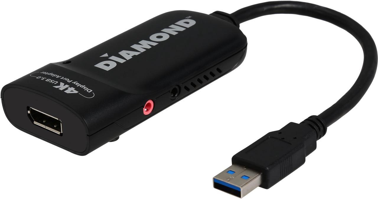 Main image of Diamond Multimedia BVU5500 UGA USB 3.0/2.0 to Ultra HD 4K 3840 x 2160 (DisplayLink DL-5500 Chipset) Display Port