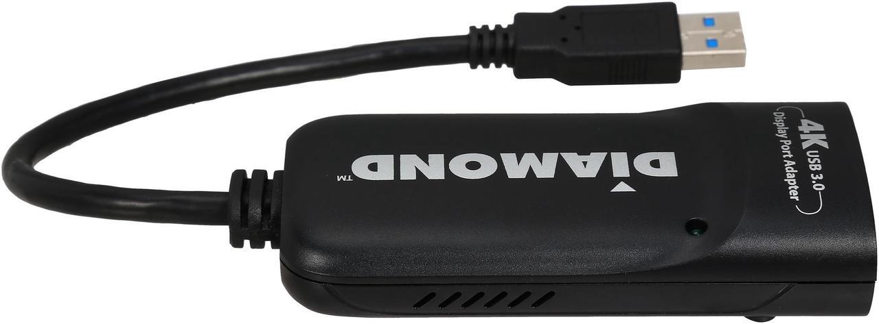 Alt view image 6 of 6 - Diamond Multimedia BVU5500 UGA USB 3.0/2.0 to Ultra HD 4K 3840 x 2160 (DisplayLink DL-5500 Chipset) Display Port