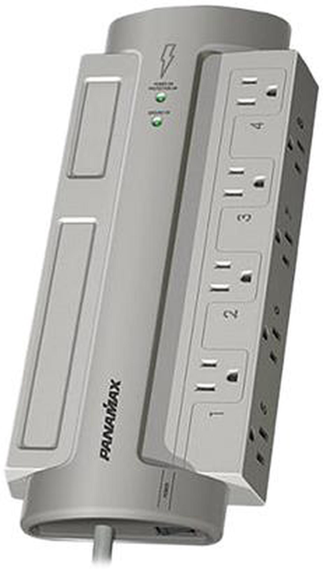 Main image of PANAMAX PM8-EX 6 ft. 8 Outlets 1650 j Surge Suppressor