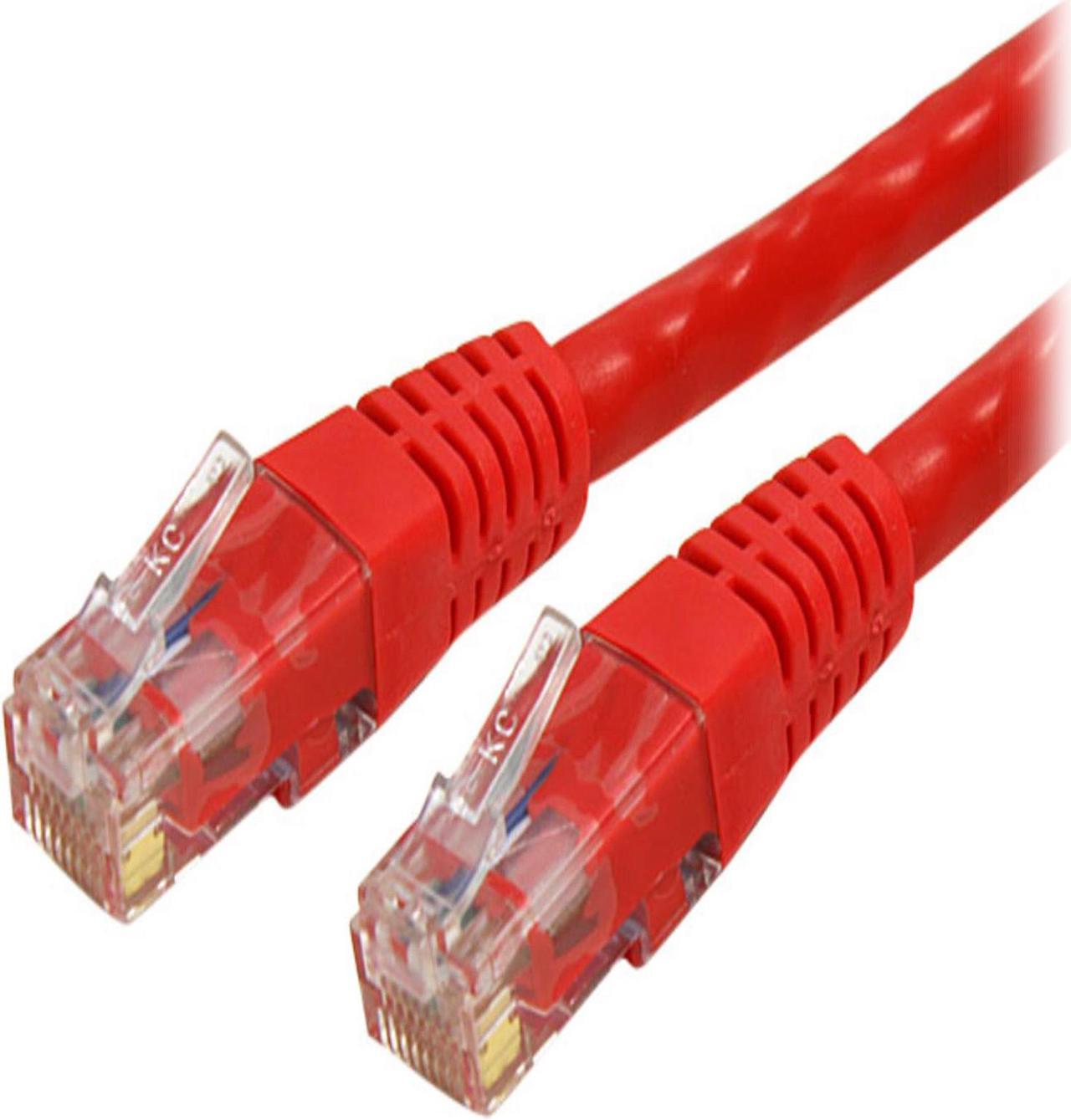 StarTech.com 7 ft Red Molded Cat6 UTP Patch Cable - ETL Verified