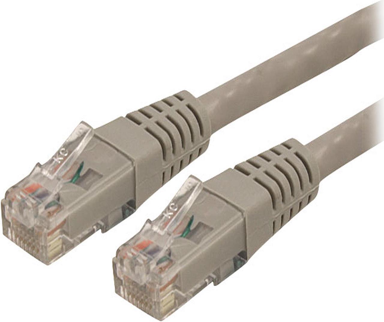 StarTech.com 50 ft Gray Molded Cat6 UTP Patch Cable - ETL Verified