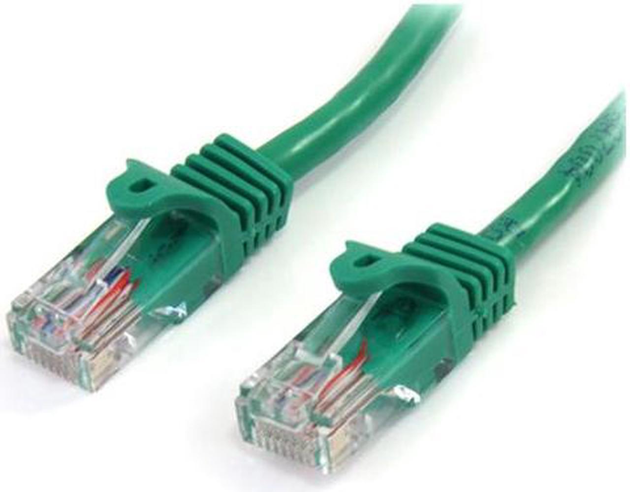 StarTech.com 3 ft Green Cat5e Snagless UTP Patch Cable