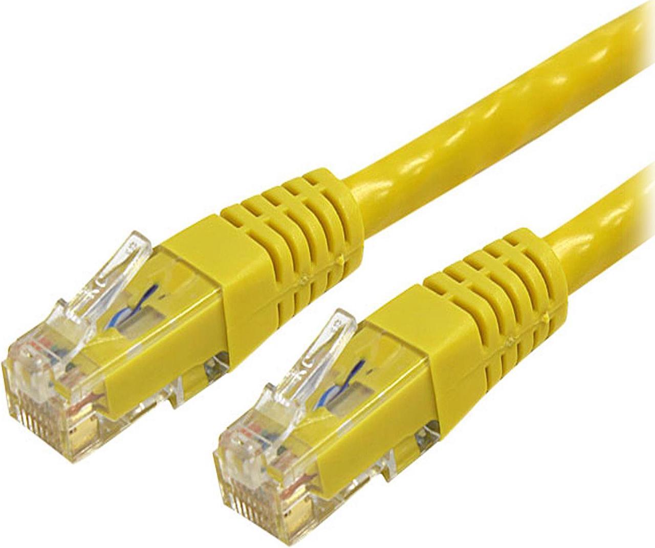 StarTech.com 50 ft Yellow Molded Cat6 UTP Patch Cable - ETL Verified