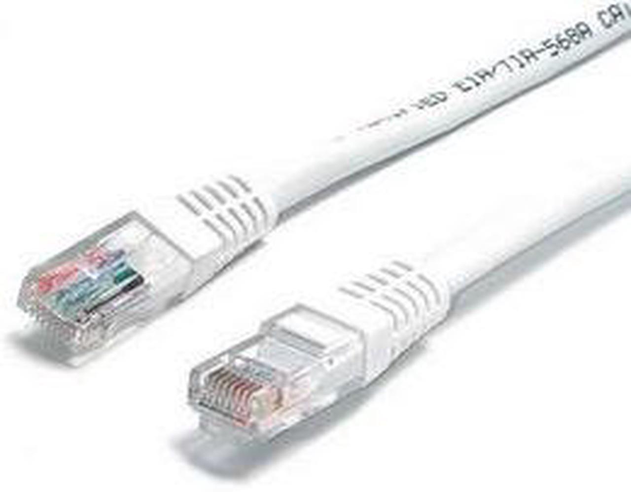 StarTech.com 3 ft White Molded Cat6 UTP Patch Cable - ETL Verified