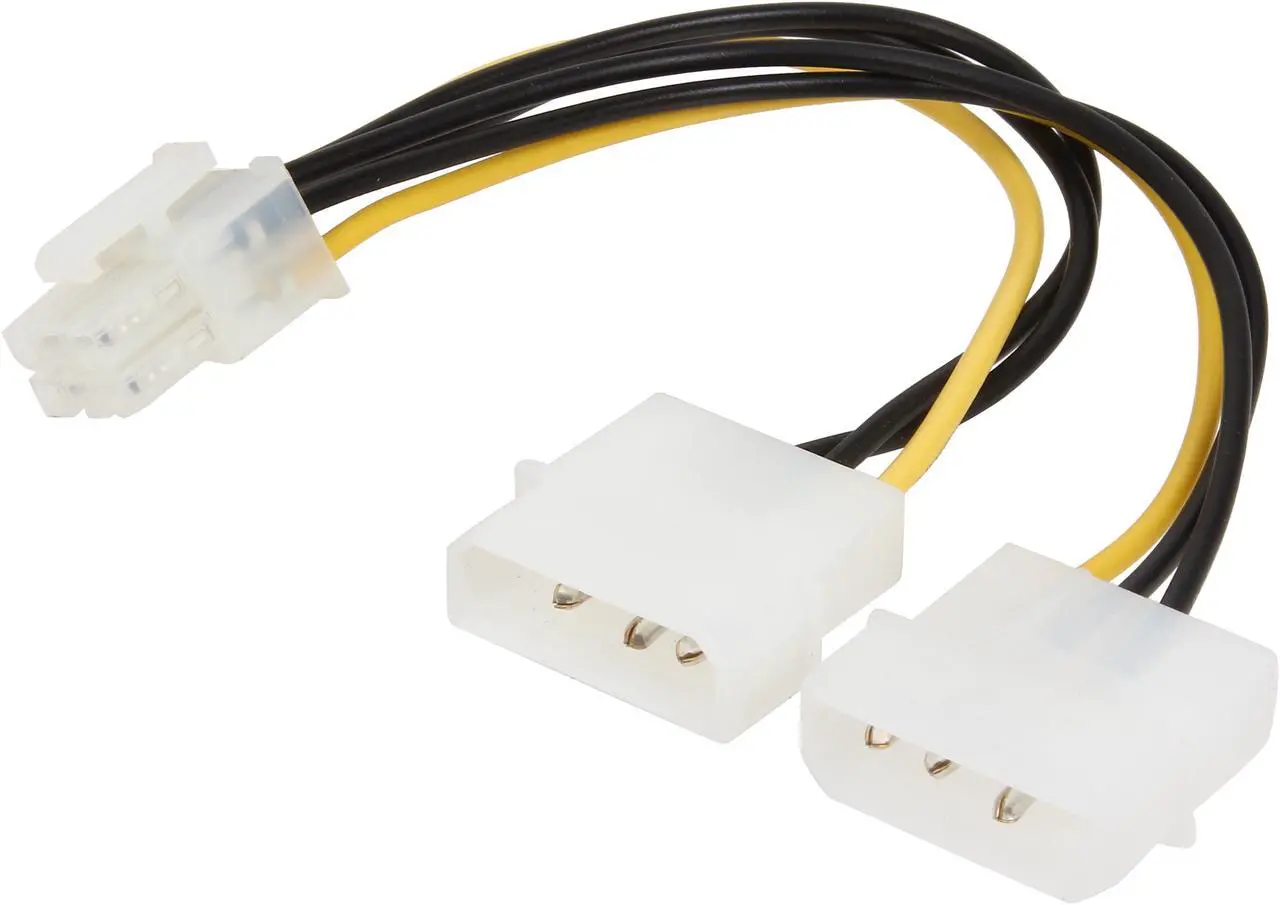 Main image of VCOM VC-POWPCIE 6.1 in. 6-Pin PCI-Express Extender Cable for Power Supply