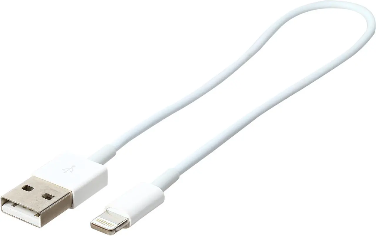 Main image of VisionTek 900779 White Lightning to USB White .25 Meter Cable