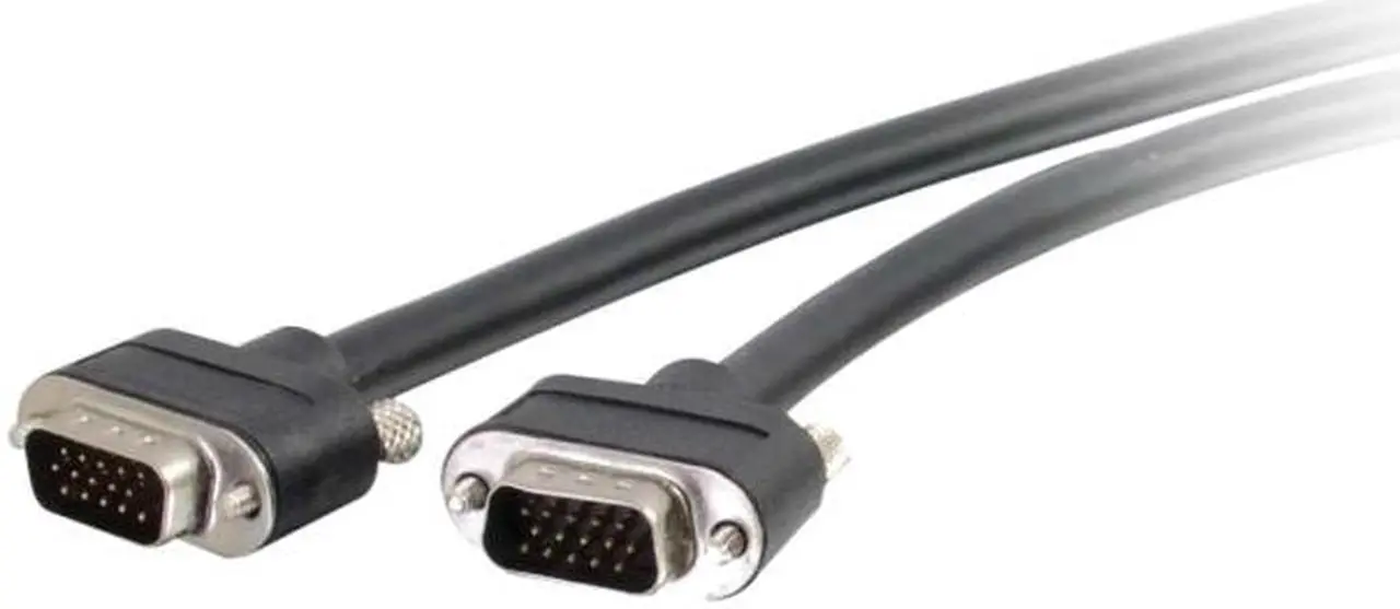Main image of C2G 50215 VGA Cable - Select VGA Video Cable M/M, In-Wall CMG-Rated, Black (15 Feet, 4.57 Meters)