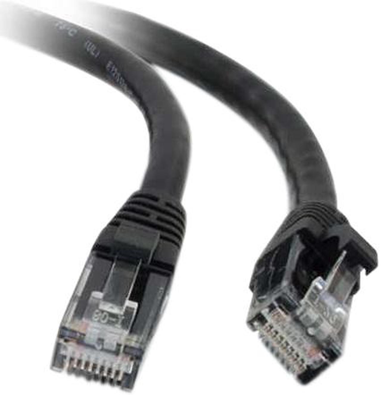 C2G 00403 Cat5e Snagless Unshielded (UTP) Network Patch Cable, Black (6 Feet)