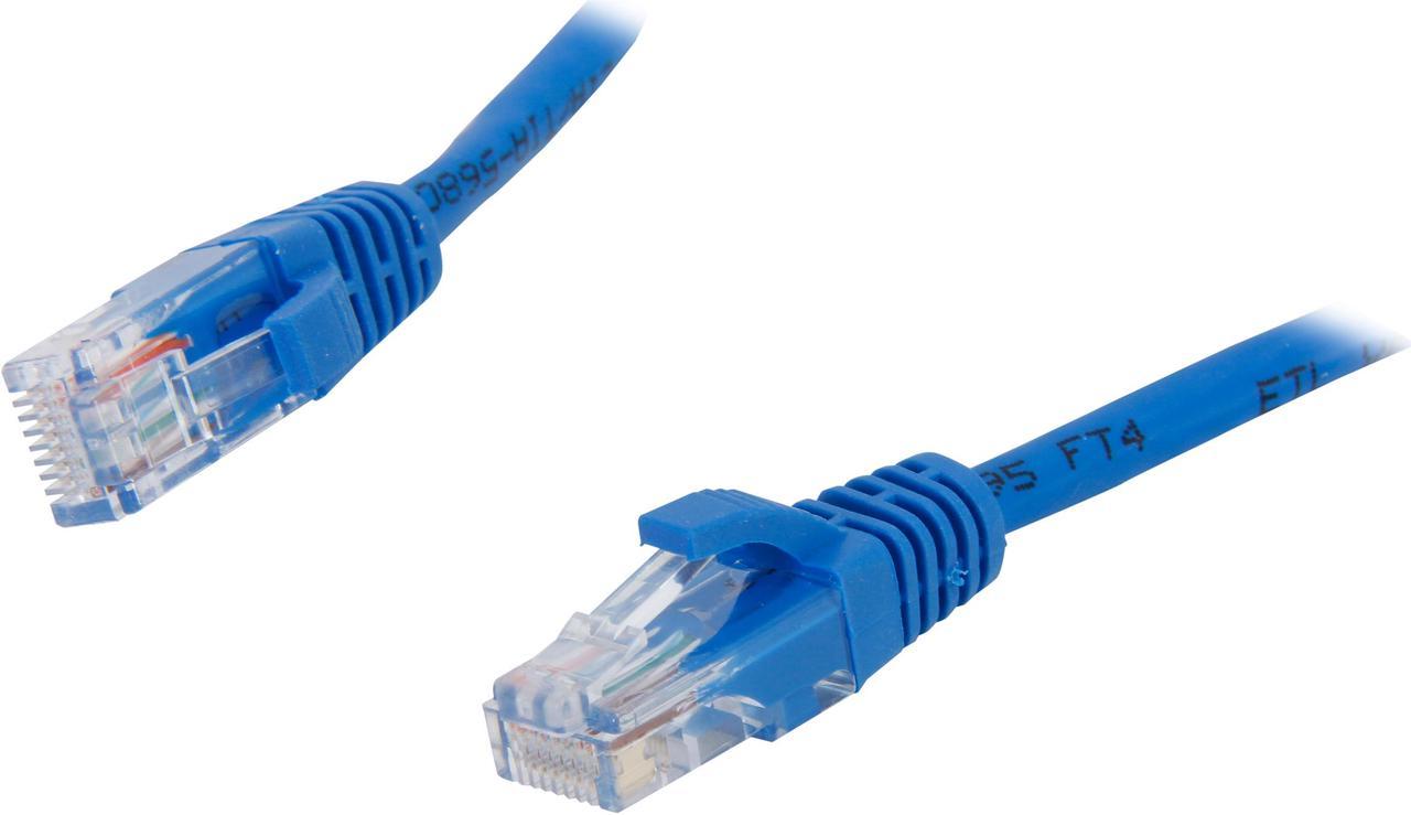 C2G 00394 Cat5e Cable - Snagless Unshielded Ethernet Network Patch Cable, Blue (6 Feet, 1.82 Meters)