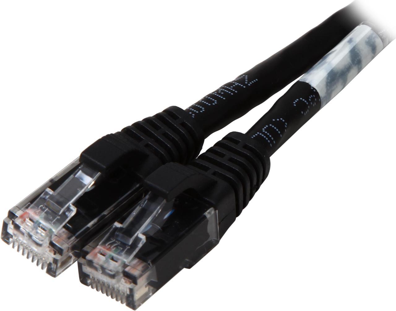 C2G 03981 2 ft. Cat 6 Black Snagless Patch Cable