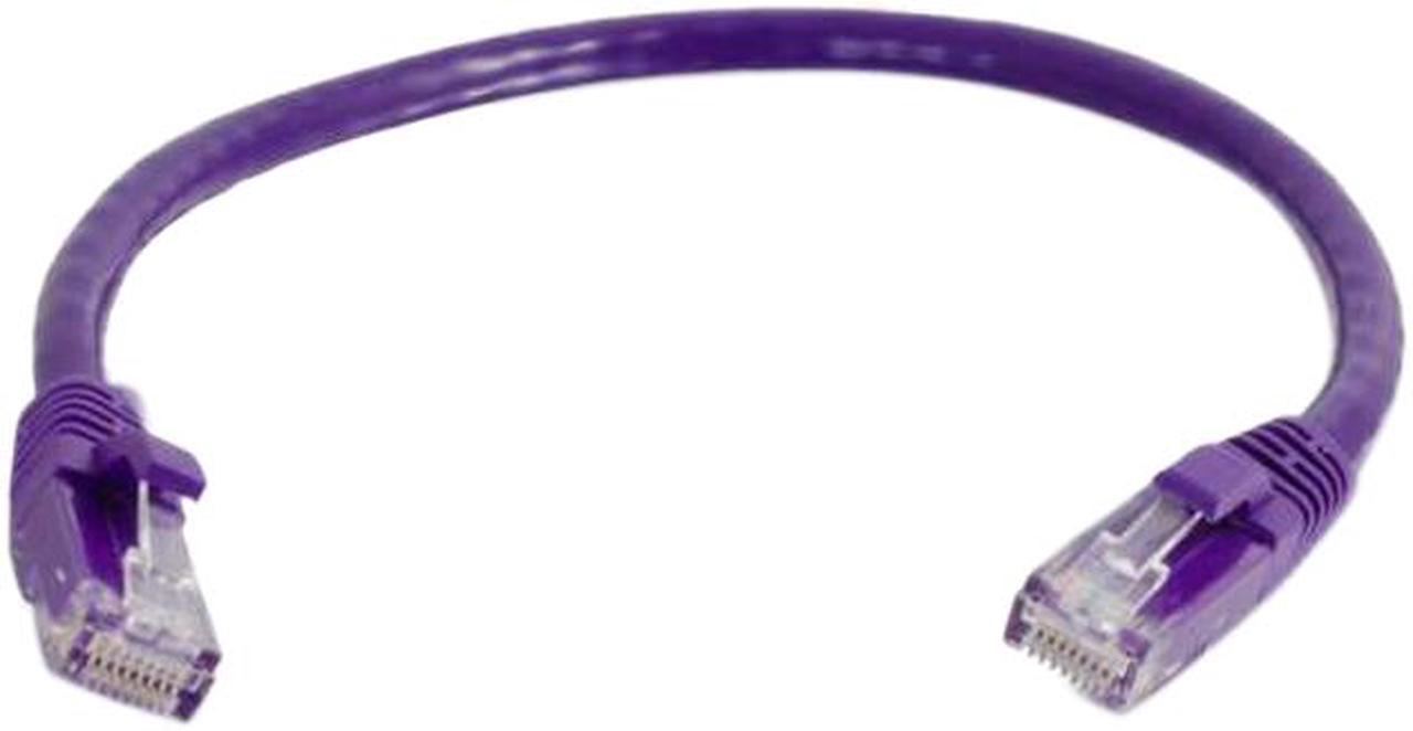 C2G 04031 Cat6 Cable - Snagless Unshielded Ethernet Network Patch Cable, Purple (15 Feet, 4.57 Meters)