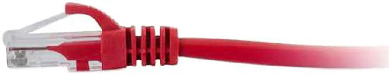 Alt view image 4 of 4 - C2G 04001 Cat6 Cable - Snagless Unshielded Ethernet Network Patch Cable, Red (8 Feet, 2.43 Meters)