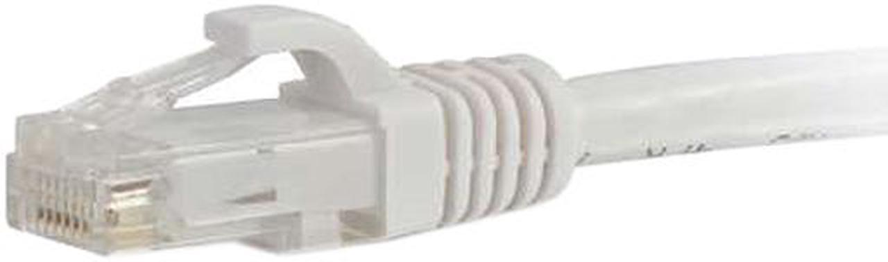 C2G 04035 Cat6 Cable - Snagless Unshielded Ethernet Network Patch Cable, White (4 Feet, 1.22 Meters)