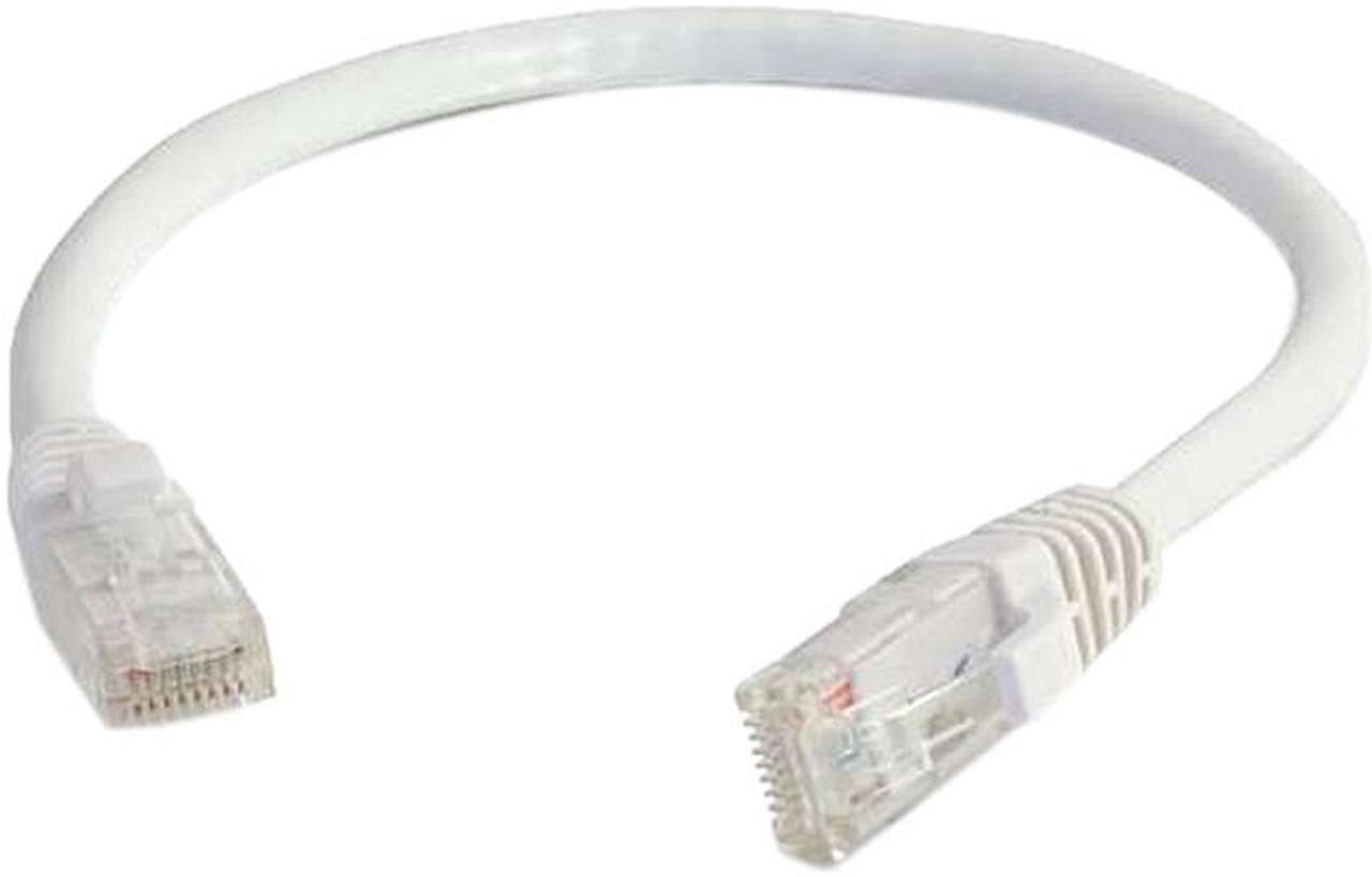 C2G 04041 Cat6 Cable - Snagless Unshielded Ethernet Network Patch Cable, White (20 Feet, 6.09 Meters)