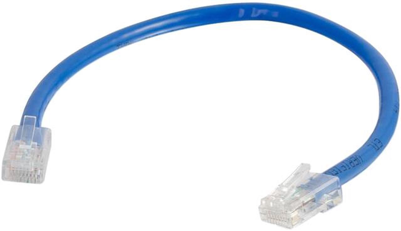 C2G 04087 Cat6 Cable - Non-Booted Unshielded Ethernet Network Patch Cable, Blue (3 Feet, 0.91 Meters)