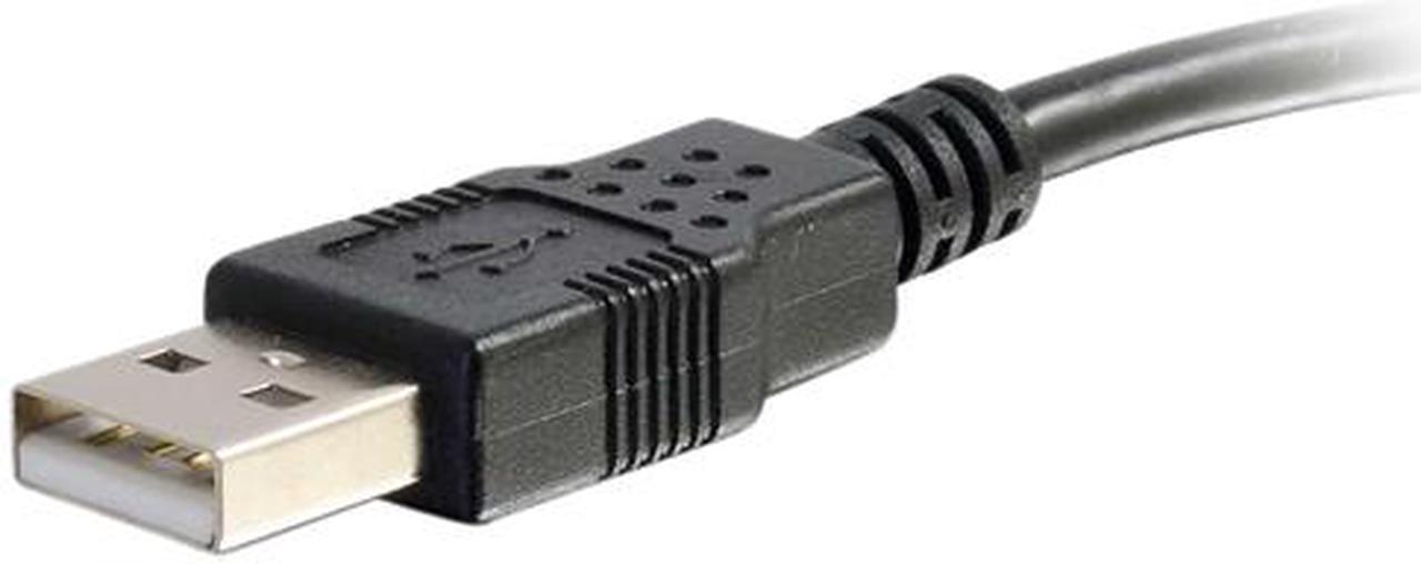 Alt view image 2 of 2 - C2G 52119 USB Extension Cable - USB 2.0 A Male to A Female Extension Cable, Black (6 Inches)