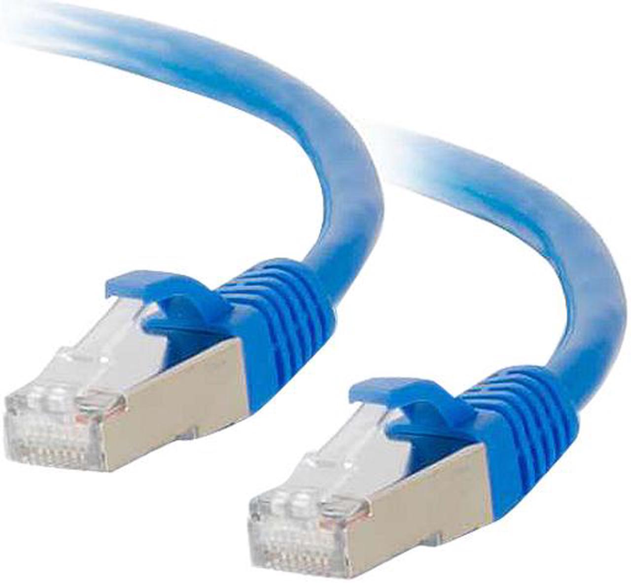 C2G 00806 Cat6 Cable - Snagless Shielded Ethernet Network Patch Cable, Blue (30 Feet, 9.14 Meters)