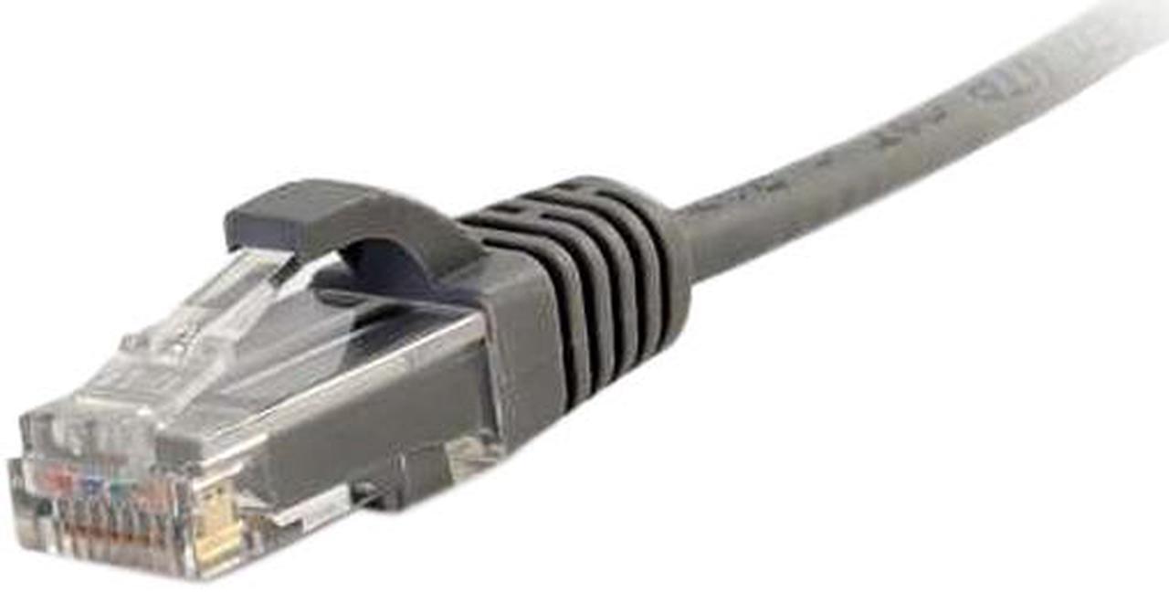 Alt view image 2 of 4 - C2G 01093 7 ft. Cat 6 Gray SNAGLESS UNSHIELDED (UTP) SLIM NETWORK PATCH CABLE
