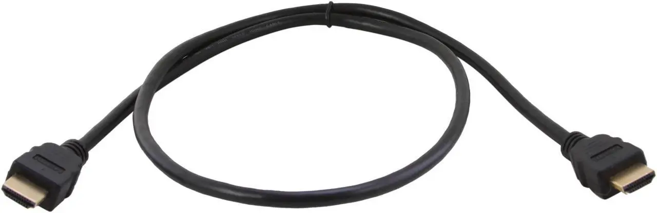Alt view image 2 of 7 - Nippon Labs HDMI-HS-3 3 ft. HDMI 2.0 Male to Male High Speed Cable with Ethernet Channel, Black