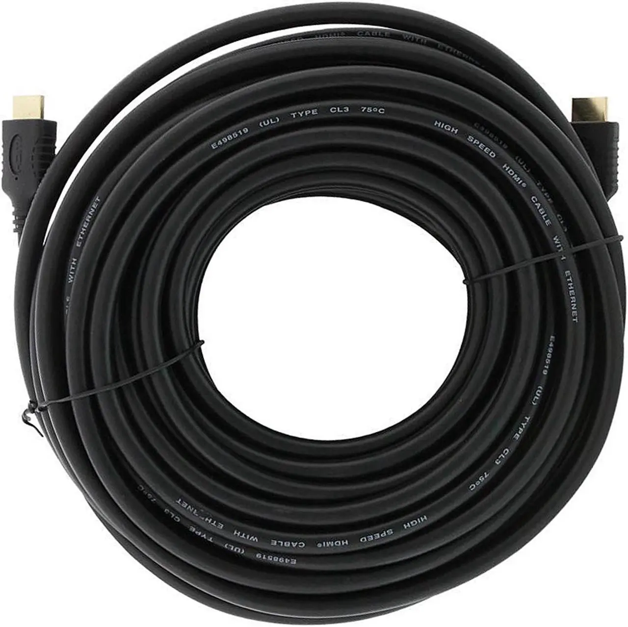 Alt view image 2 of 2 - Nippon Labs 26AWG 4K HDMI Cable 50 ft. HDMI 2.0 Cable, Supports 1080p, 3D, 2160p, 4K, HDR, ARC, 18Gbps, CL3 for in-Wall Installation, HDMI-50
