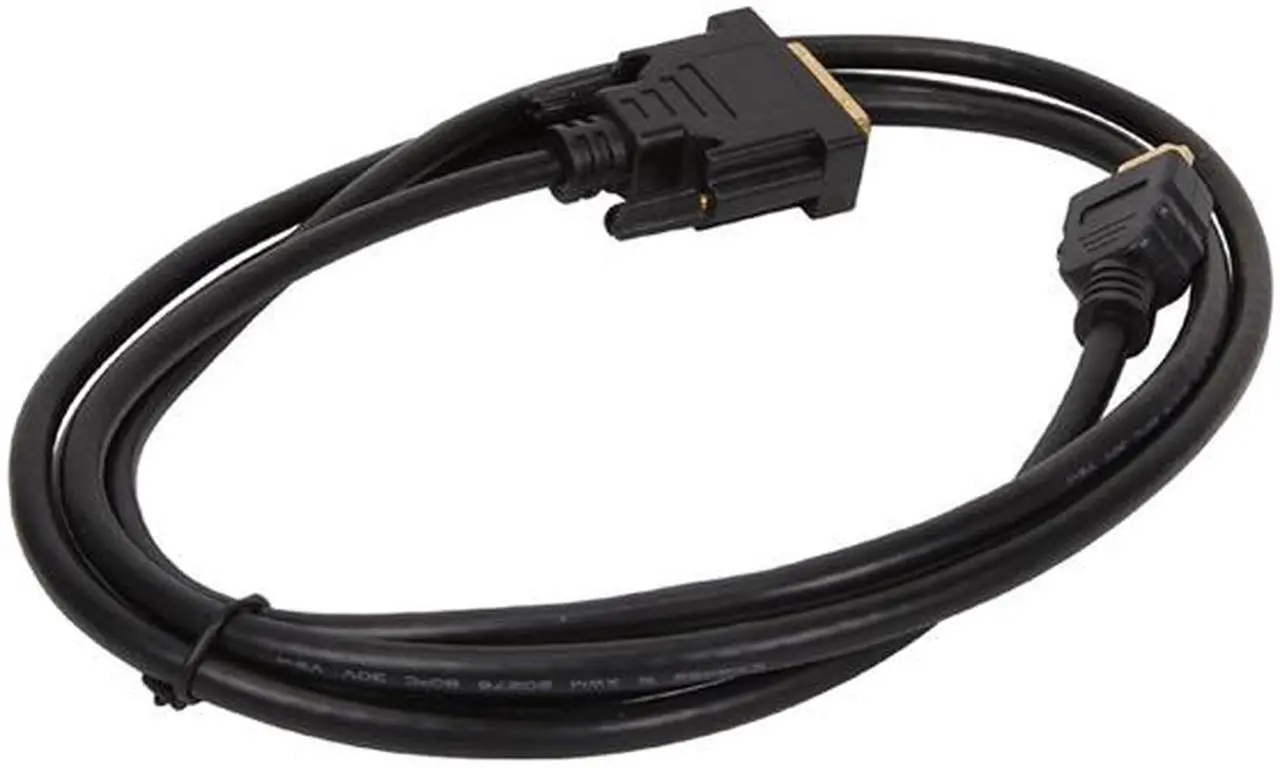 Alt view image 2 of 3 - Nippon Labs DVI 2 HDMI 6 ft. HDMI Male to DVI-D Adapter Cable with Gold-plated Connector, Black