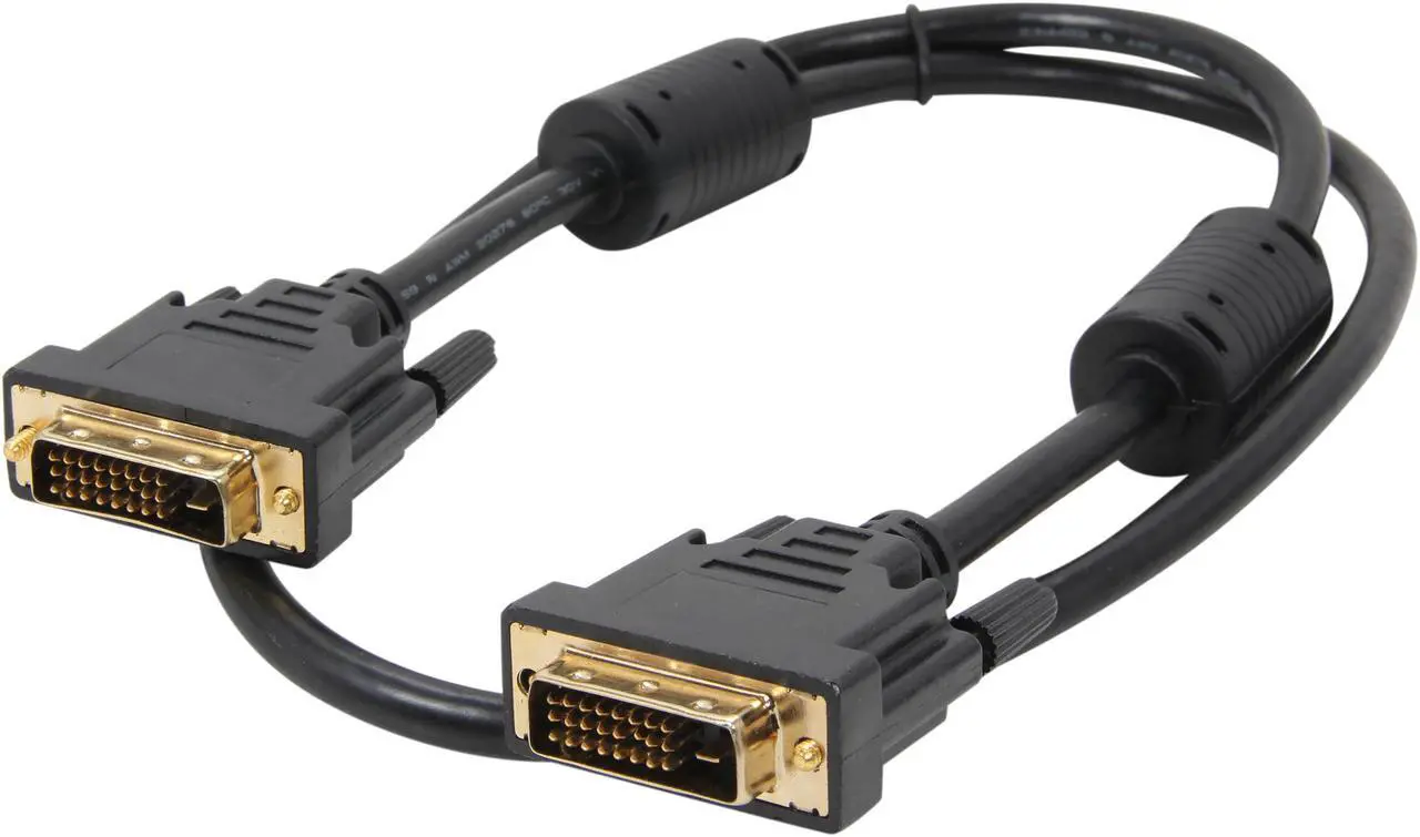 Alt view image 2 of 3 - Nippon Labs DVI3DD 3 ft. DVI D Dual Link (24 + 1) Male to Male Cable, Black