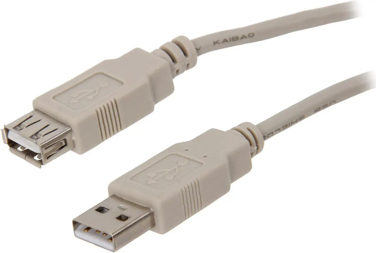 Main image of Nippon Labs 6 ft. USB cable A/Male to A/Female extension USB 6ft cable Model USB-6-MF 6 feet
