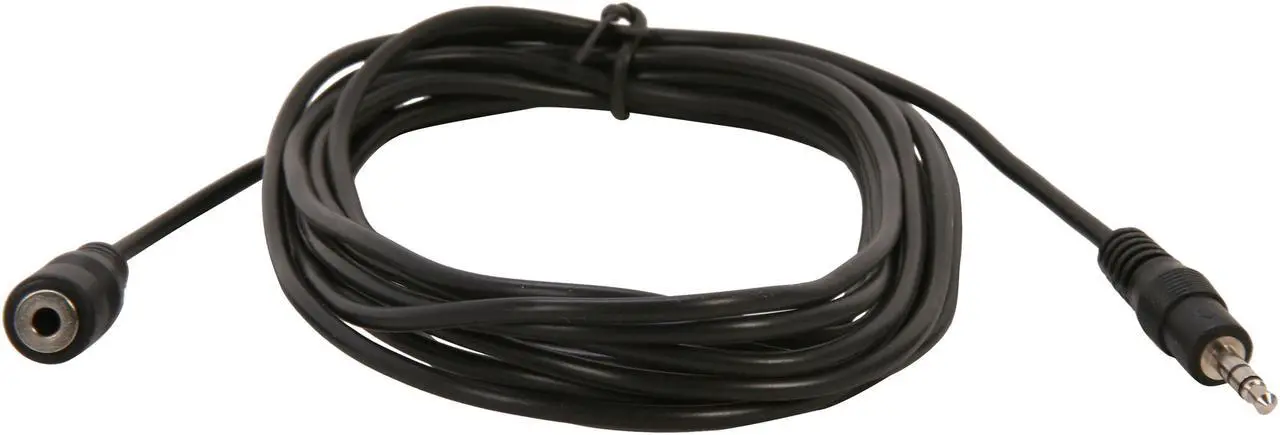 Alt view image 2 of 3 - Nippon Labs 12 ft. Premium 3.5mm Audio Stereo Speaker Extension 12ft Cable M/F Model SPC-12MF 12 feet