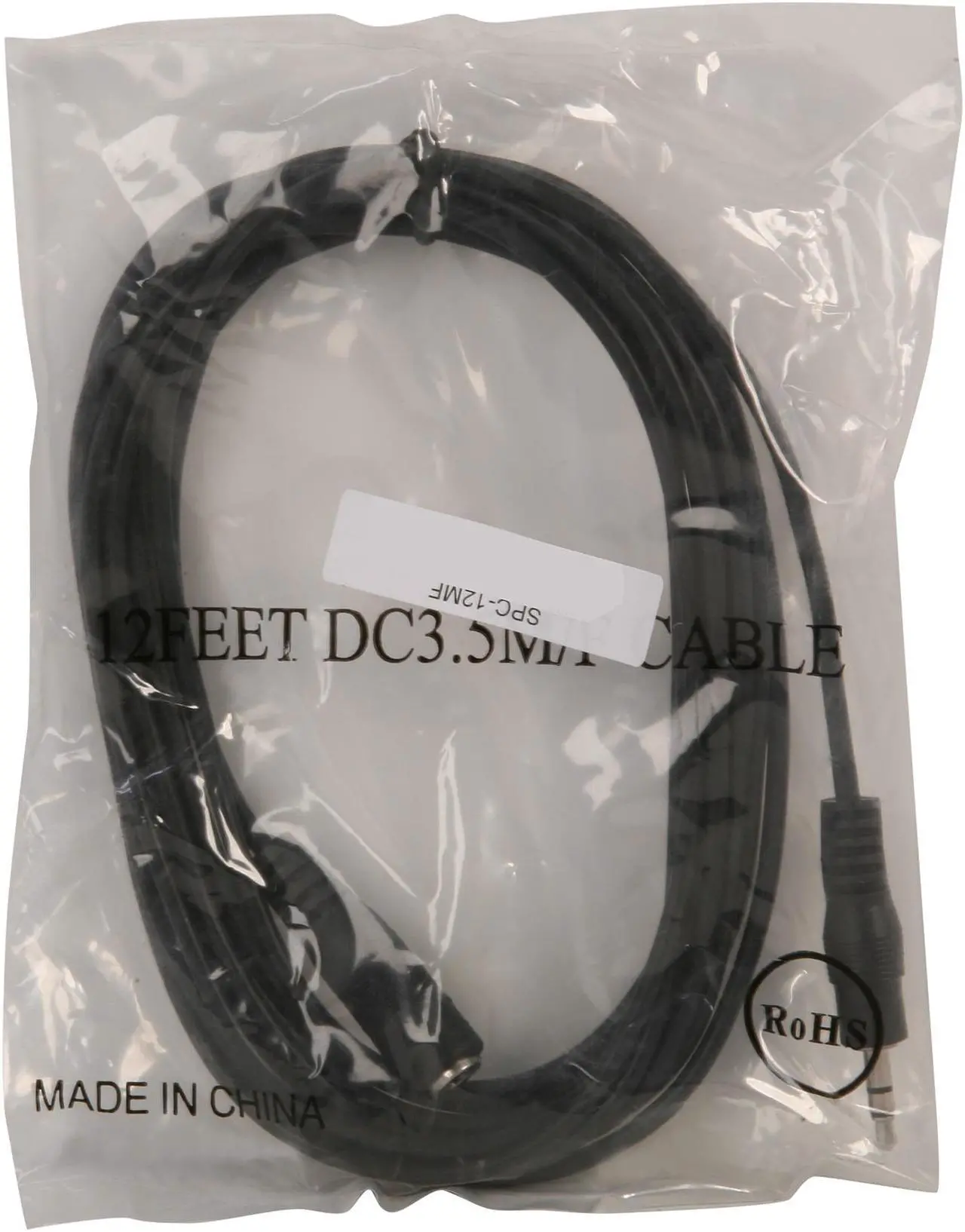 Alt view image 3 of 3 - Nippon Labs 12 ft. Premium 3.5mm Audio Stereo Speaker Extension 12ft Cable M/F Model SPC-12MF 12 feet