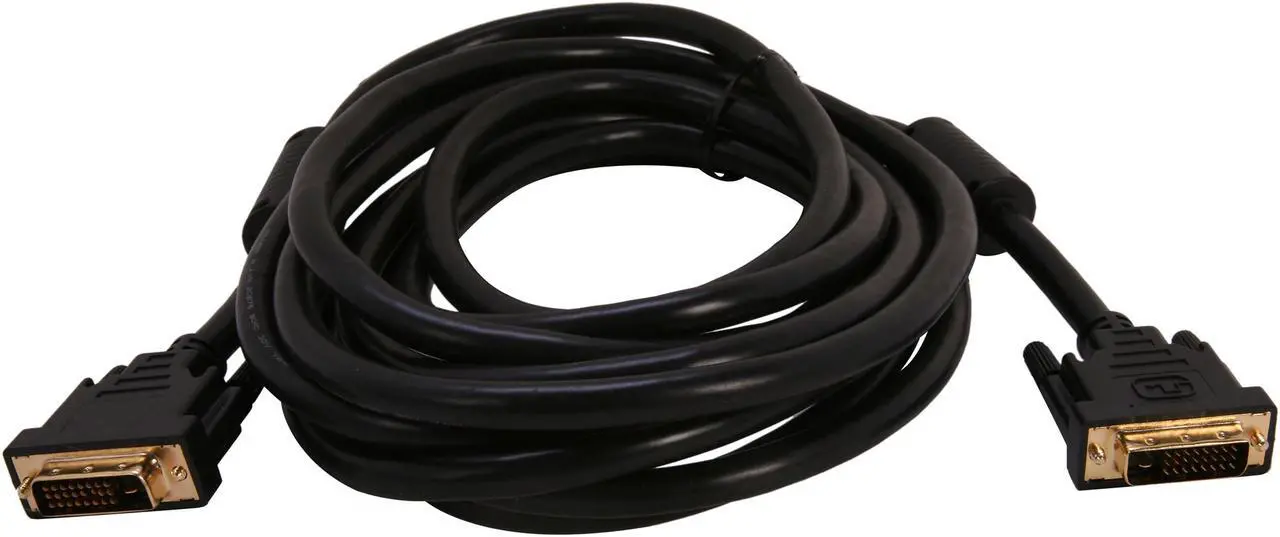 Alt view image 2 of 3 - Nippon Labs DVI15DD 15 ft. DVI D Dual Link (24 + 1) Male to Male Cable, Black