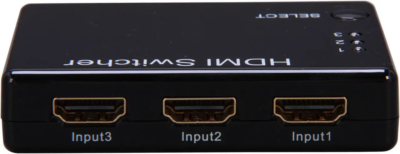 Alt view image 2 of 8 - Nippon Labs HDMI-3X1-SWT HDMI Switch Hub with 1 Output Female Port and 3 Input Female Port, Black