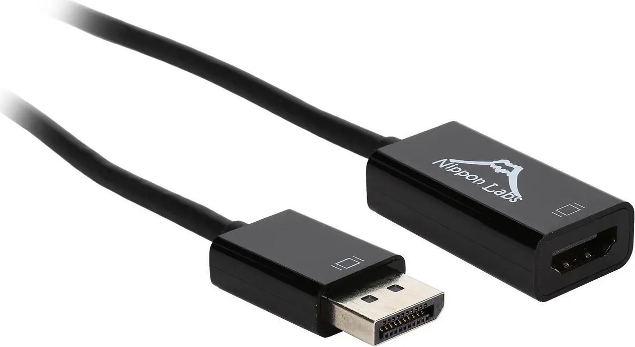 Main image of Nippon Labs AD-DP-HDMI-EYE 6" DP1.2 to HDMI Active Adapter, 4K, Eyefinity Supports - OEM