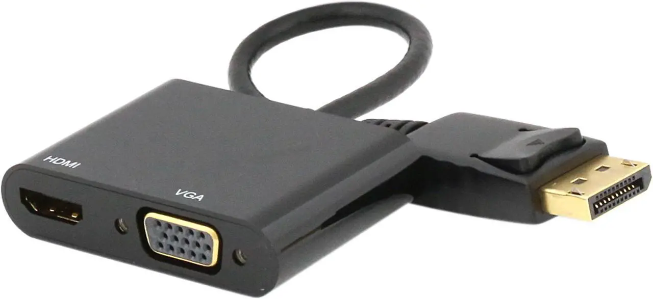 Main image of Nippon Labs 30DP-HMVG2-4K DisplayPort 1.2 to HDMI / VGA Travel Adapter Converter, 4K Ready, 2-in-1 DisplayPort to HDMI or VGA