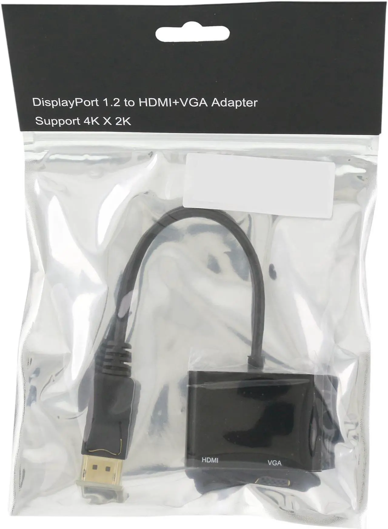 Alt view image 2 of 2 - Nippon Labs 30DP-HMVG2-4K DisplayPort 1.2 to HDMI / VGA Travel Adapter Converter, 4K Ready, 2-in-1 DisplayPort to HDMI or VGA