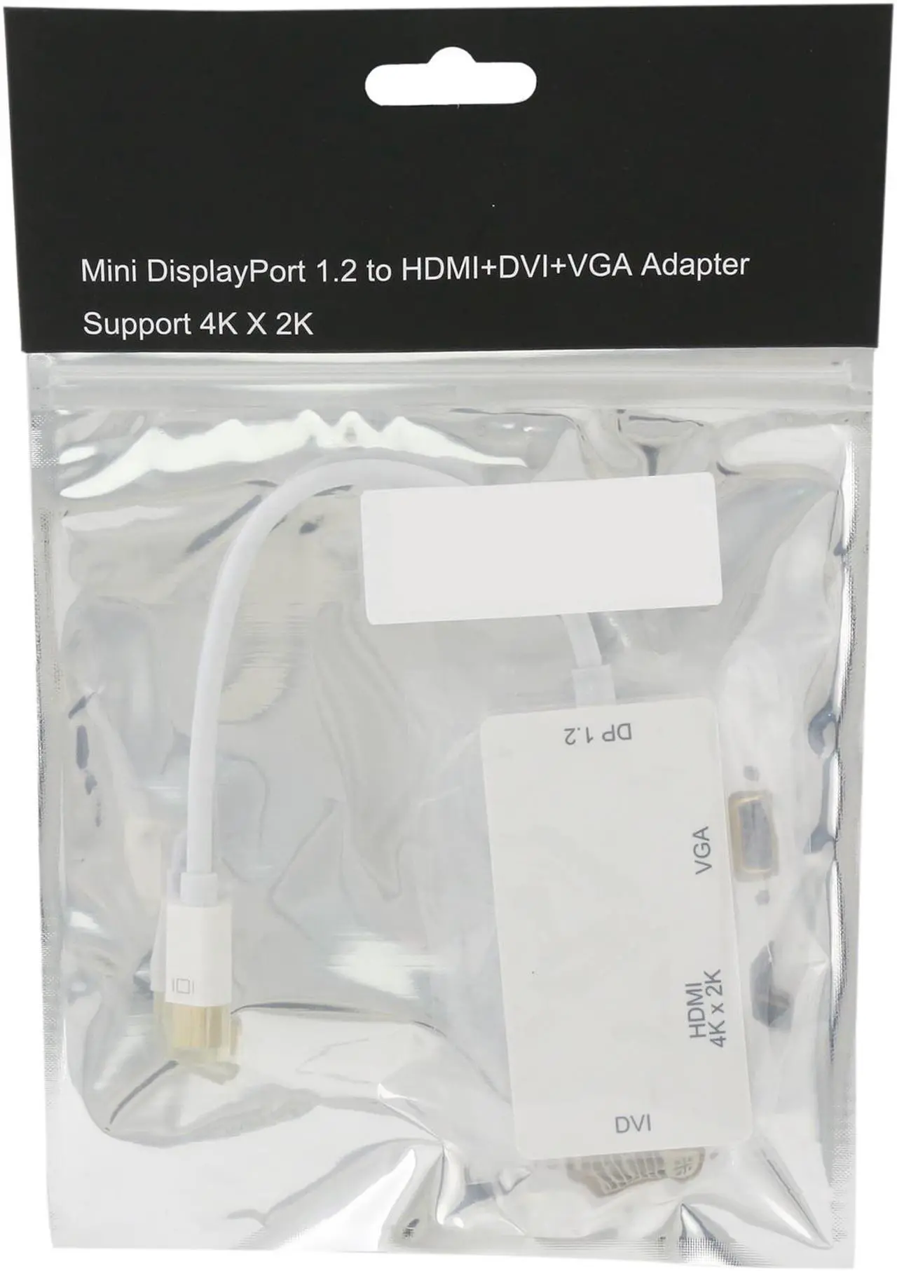 Alt view image 2 of 2 - Nippon Labs 30DP-MDP-HDV-4K Mini DisplayPort Adapter - 3-in-1 - 1080p - Monitor Adapter - Mini DP to HDMI / VGA / DVI Adapter Hub