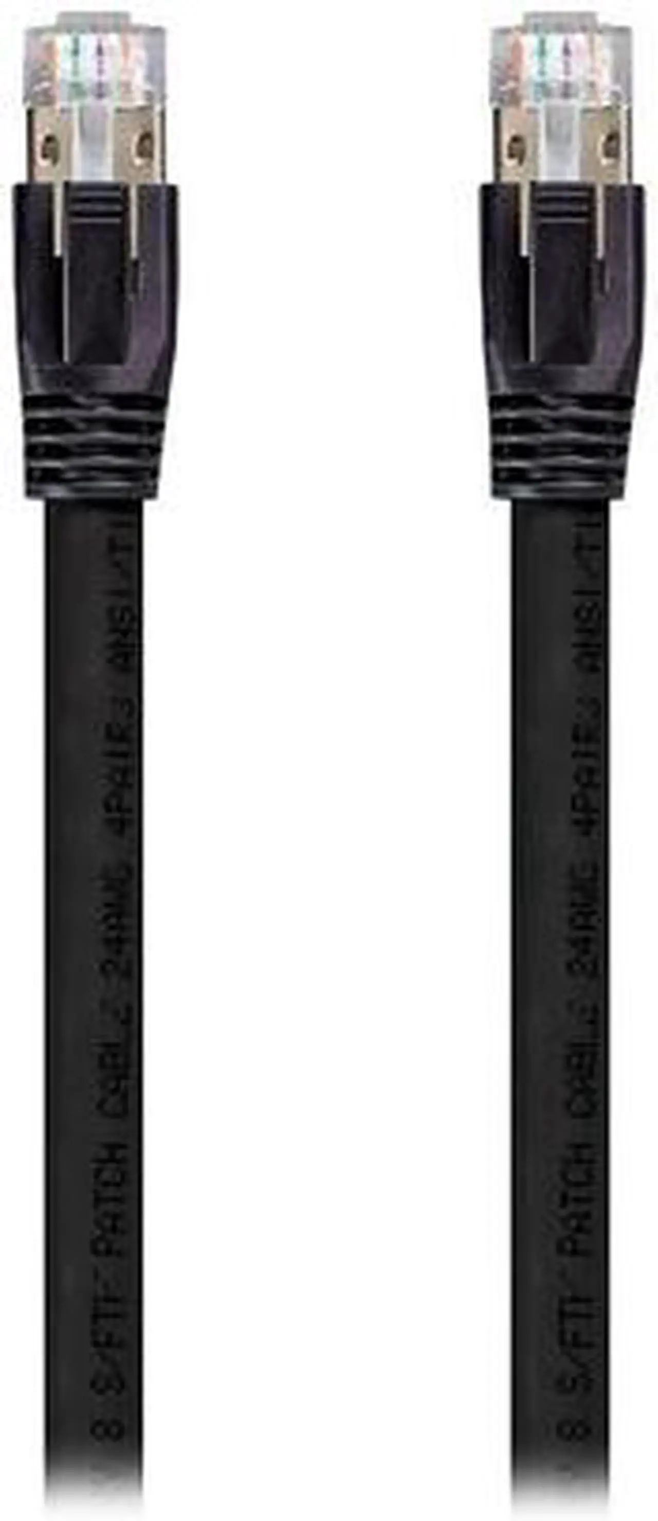 Alt view image 4 of 4 - Nippon Labs Cat8 RJ45 3FT Ethernet Patch Internet Network LAN Cable, Indoor/Outdoor, 24AWG, Shielded Latest 40Gbps 2000Mhz, Weatherproof S/FTP for Router, PS4, PS5, Xbox, PoE, Switch, Modem (Black)
