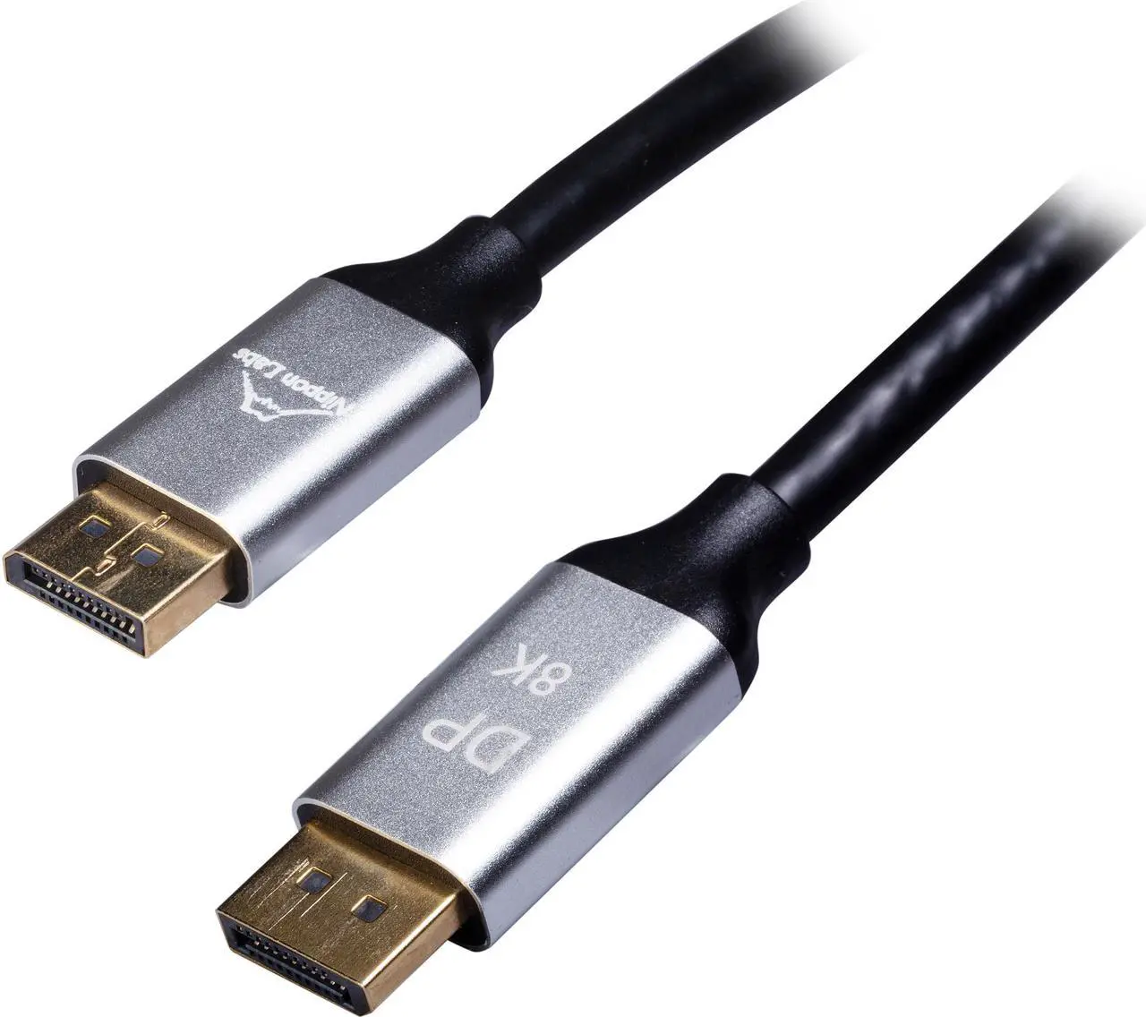 Main image of Nippon Labs DP-8K-6 Premium DisplayPort 1.4 Cable - 6ft. - VESA Certified - 8K@60Hz - HBR3 - HDR - DP to DP Monitor Cable - 8K Aluminum Housing, Braided Jacket DP Cable