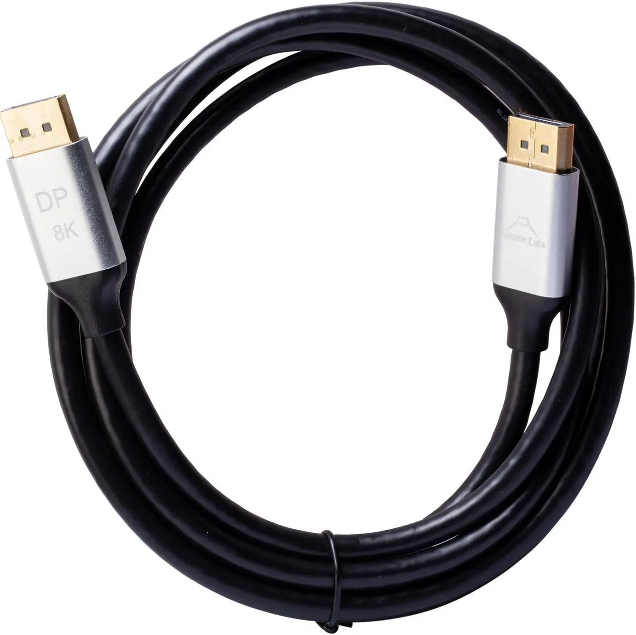 Alt view image 2 of 2 - Nippon Labs DP-8K-6 Premium DisplayPort 1.4 Cable - 6ft. - VESA Certified - 8K@60Hz - HBR3 - HDR - DP to DP Monitor Cable - 8K Aluminum Housing, Braided Jacket DP Cable