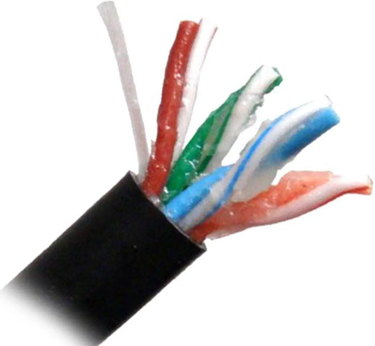 Main image of Nippon Labs CAT5E Outdoor Bulk Ethernet Cable, Direct Burial Solid Copper UTP CMX, Gel Filled, 24 AWG, 1000' Pull Box (UL/ETL), Black 1000ft. Networking Cable, 80C5CMXF-415BK
