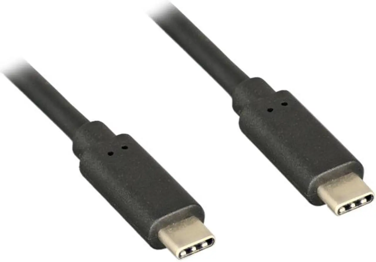 Main image of Nippon Labs 3 ft. USB Type C 3.1 Gen 2 Male to Male Cable, 10G, 3A, Black Type-C Cable, 30C-10UC-32CC1-1