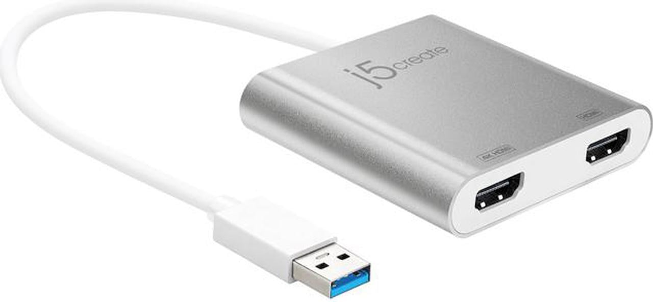 j5create USB 3.0 to Dual HDMI Multi-Monitor Adapter