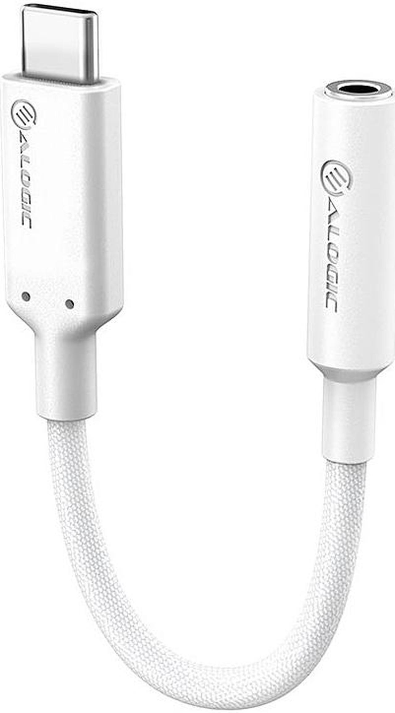 Alogic ELPC35A-WH Elements Pro USB-C to 3.5mm Audio Adapter - 10cm